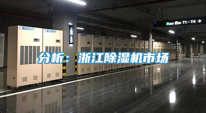 分析：浙江除湿机市场