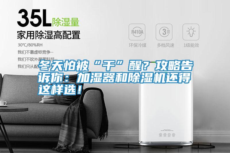 冬天怕被“干”醒？攻略告诉你：加湿器和除湿机还得这样选！
