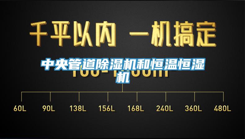 中央管道除湿机和恒温恒湿机