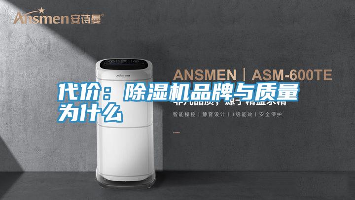 代价：除湿机品牌与质量为什么