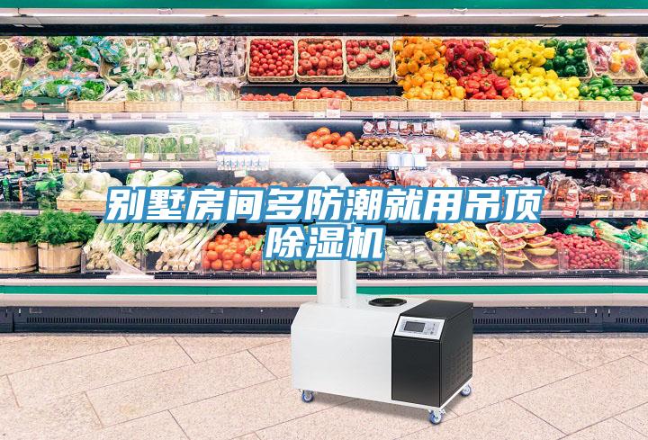 别墅房间多防潮就用吊顶除湿机