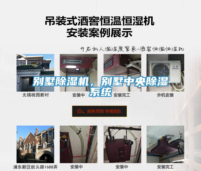 别墅除湿机，别墅中央除湿系统