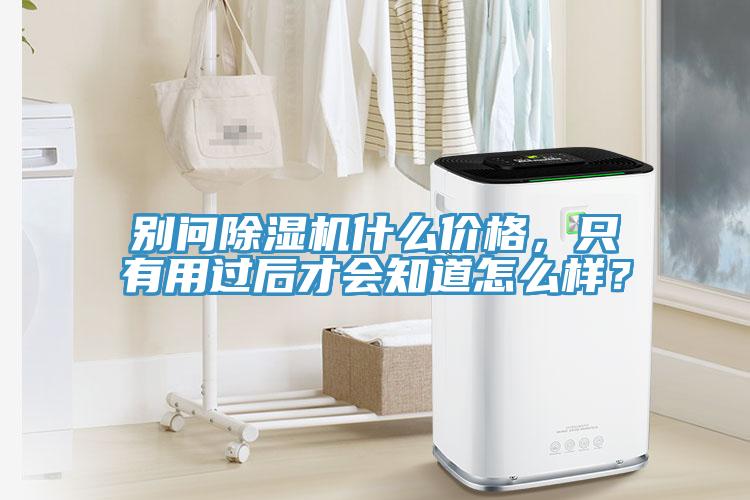 别问除湿机什么价格，只有用过后才会知道怎么样？