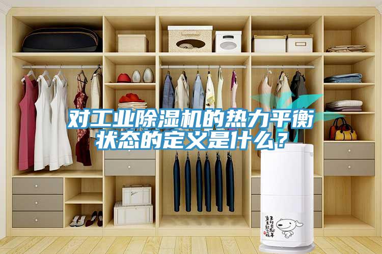 对工业除湿机的热力平衡状态的定义是什么？
