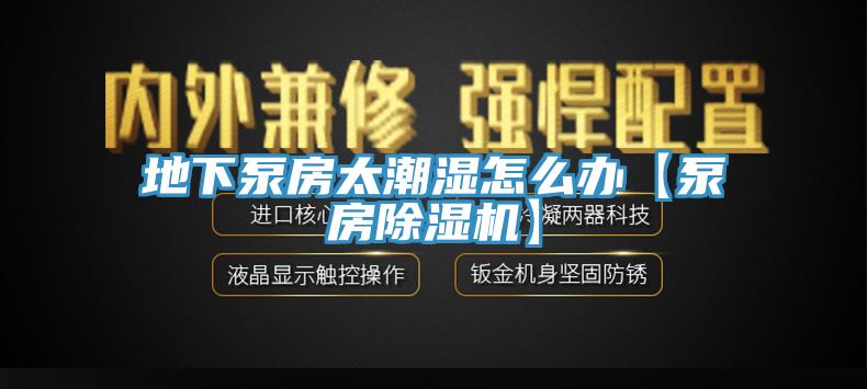 地下泵房太潮湿怎么办【泵房除湿机】