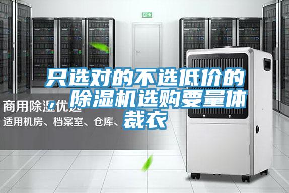 只选对的不选低价的，除湿机选购要量体裁衣
