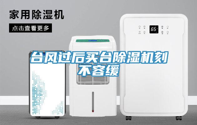 台风过后买台除湿机刻不容缓
