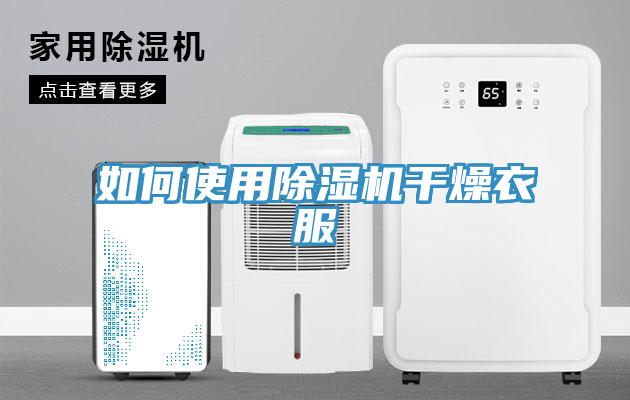 如何使用除湿机干燥衣服