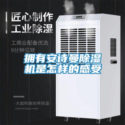 拥有安诗曼除湿机是怎样的感受