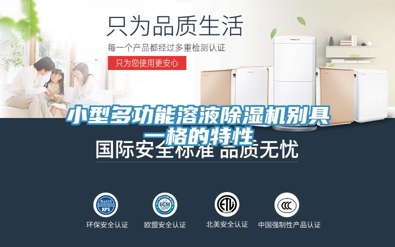 小型多功能溶液除湿机别具一格的特性