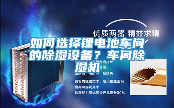 如何选择锂电池车间的除湿设备？车间除湿机