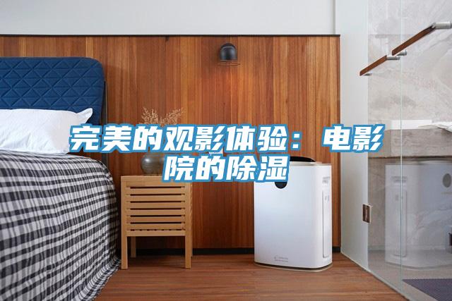 完美的观影体验：电影院的除湿