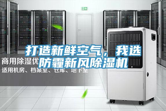 打造新鲜空气，我选防霾新风除湿机