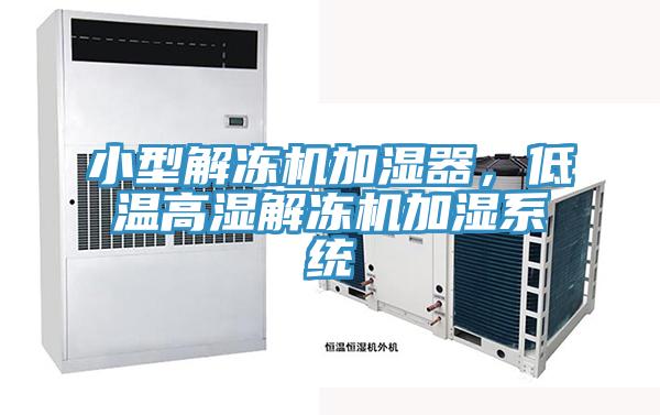 小型解冻机加湿器，低温高湿解冻机加湿系统