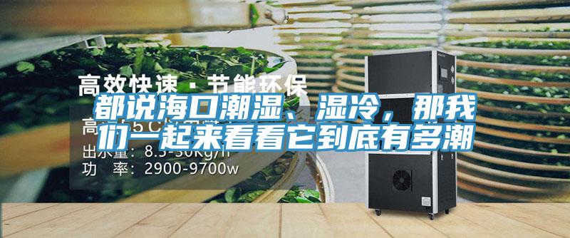 都说海口潮湿、湿冷，那我们一起来看看它到底有多潮