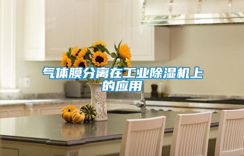 气体膜分离在工业除湿机上的应用
