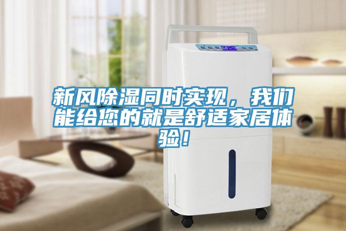 新风除湿同时实现，我们能给您的就是舒适家居体验！