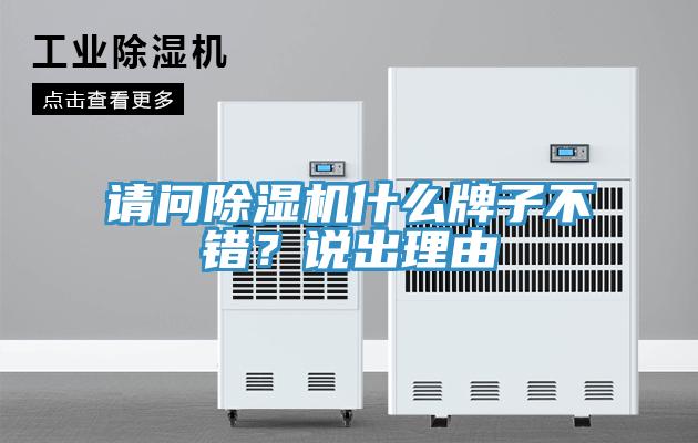 请问除湿机什么牌子不错？说出理由
