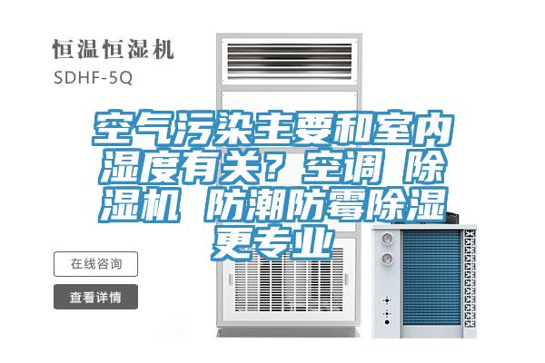 空气污染主要和室内湿度有关？空调≠除湿机 防潮防霉除湿更专业