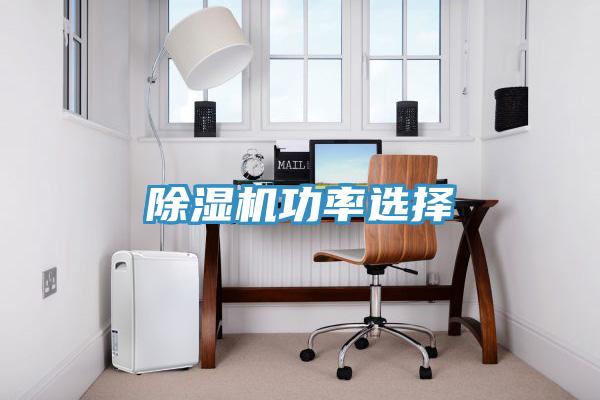 除湿机功率选择