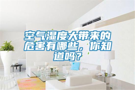 空气湿度大带来的危害有哪些，你知道吗？