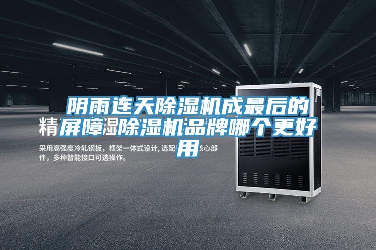 阴雨连天除湿机成最后的屏障 除湿机品牌哪个更好用