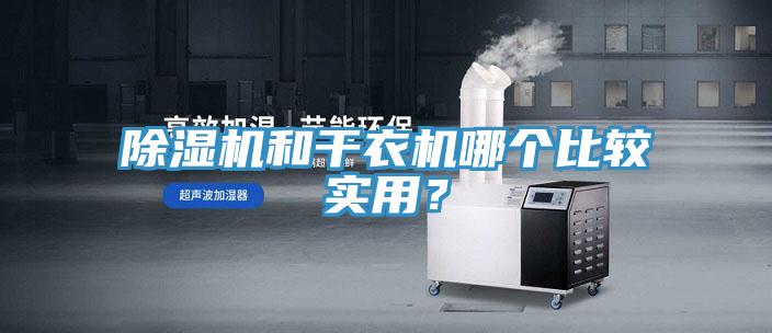 除湿机和干衣机哪个比较实用？