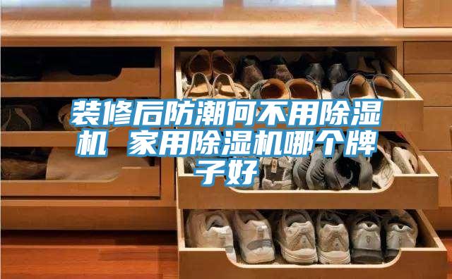 装修后防潮何不用除湿机 家用除湿机哪个牌子好