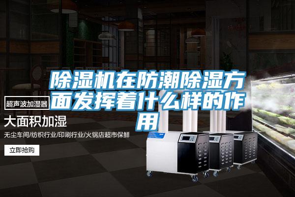 除湿机在防潮除湿方面发挥着什么样的作用