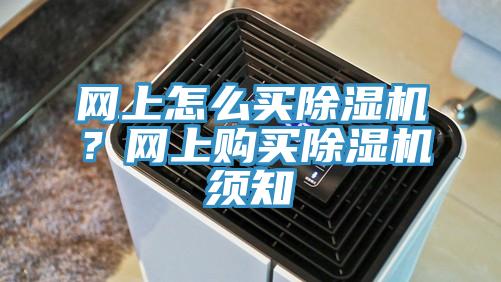 网上怎么买除湿机？网上购买除湿机须知
