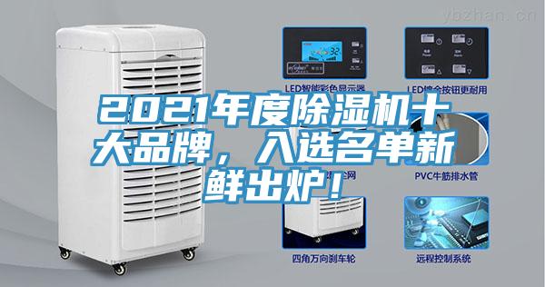 2021年度除湿机十大品牌，入选名单新鲜出炉！