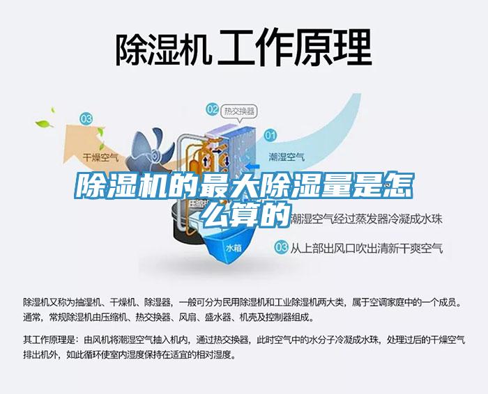 除湿机的最大除湿量是怎么算的