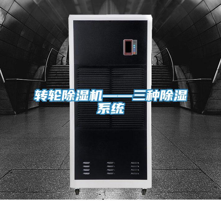 转轮除湿机——三种除湿系统