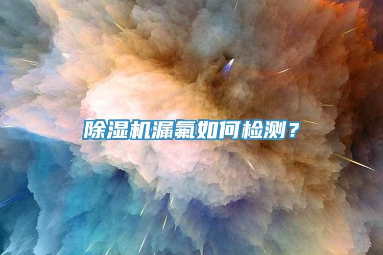 除湿机漏氟如何检测？