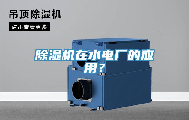 除湿机在水电厂的应用？
