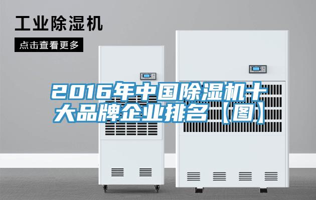 2016年中国除湿机十大品牌企业排名【图】