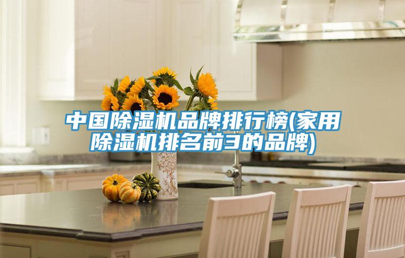 中国除湿机品牌排行榜(家用除湿机排名前3的品牌)