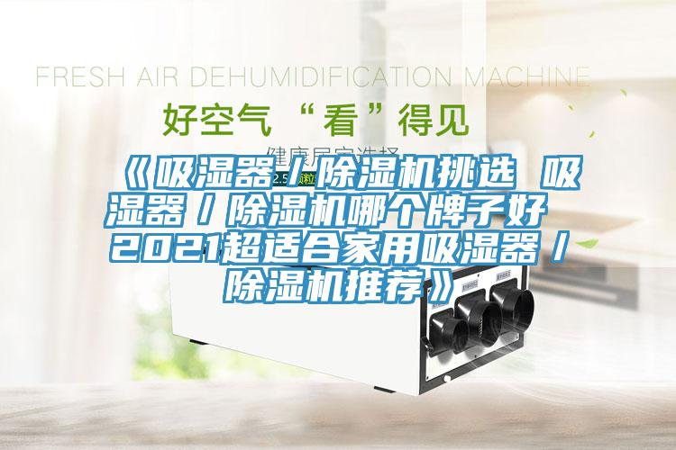 《吸湿器／除湿机挑选 吸湿器／除湿机哪个牌子好 2021超适合家用吸湿器／除湿机推荐》