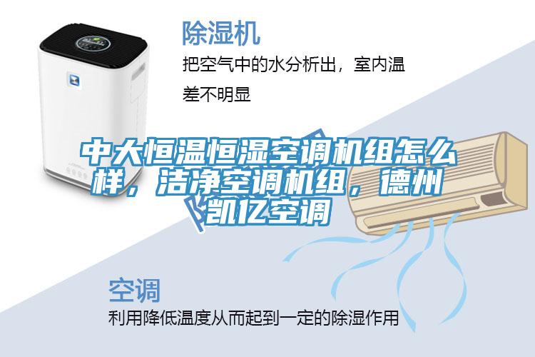 中大恒温恒湿空调机组怎么样，洁净空调机组，德州凯亿空调
