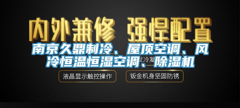 南京久鼎制冷、屋顶空调、风冷恒温恒湿空调、除湿机