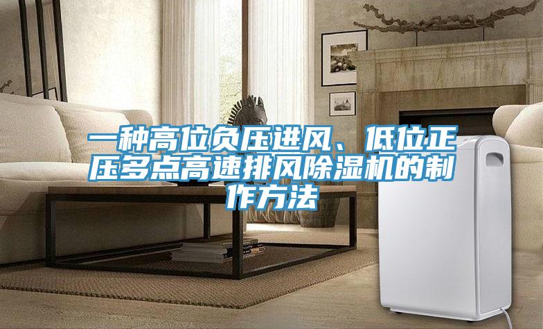一种高位负压进风、低位正压多点高速排风除湿机的制作方法