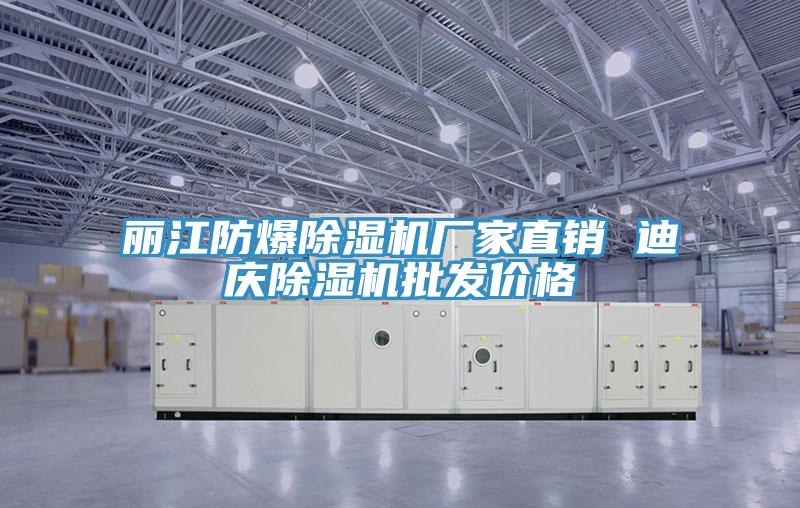 丽江防爆除湿机厂家直销 迪庆除湿机批发价格