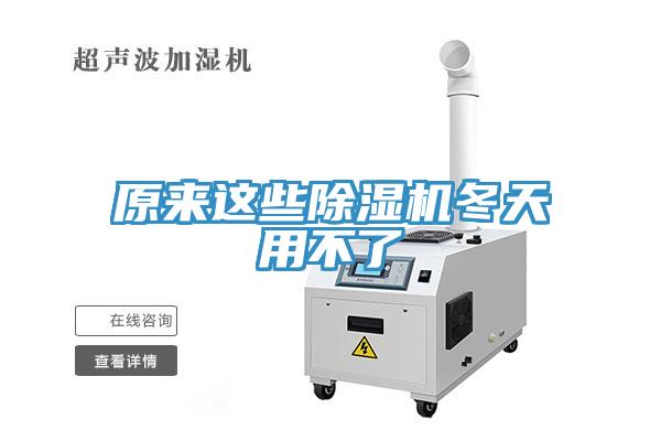 原来这些除湿机冬天用不了