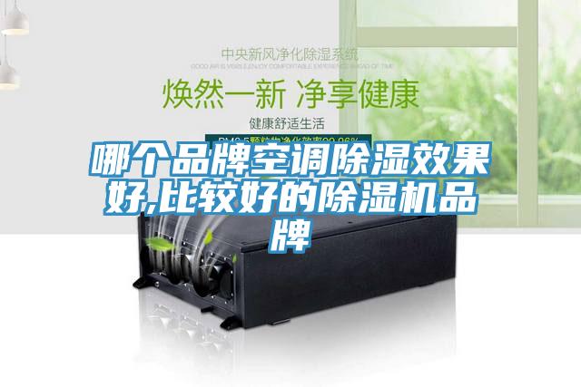 哪个品牌空调除湿效果好,比较好的除湿机品牌