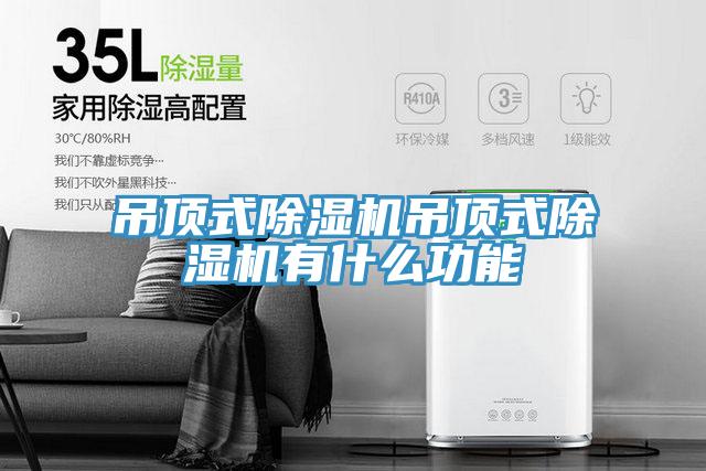吊顶式除湿机吊顶式除湿机有什么功能