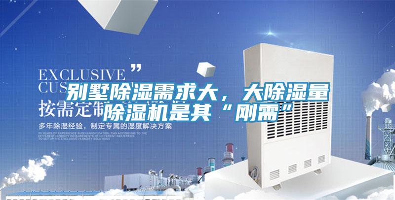 别墅除湿需求大，大除湿量除湿机是其“刚需”