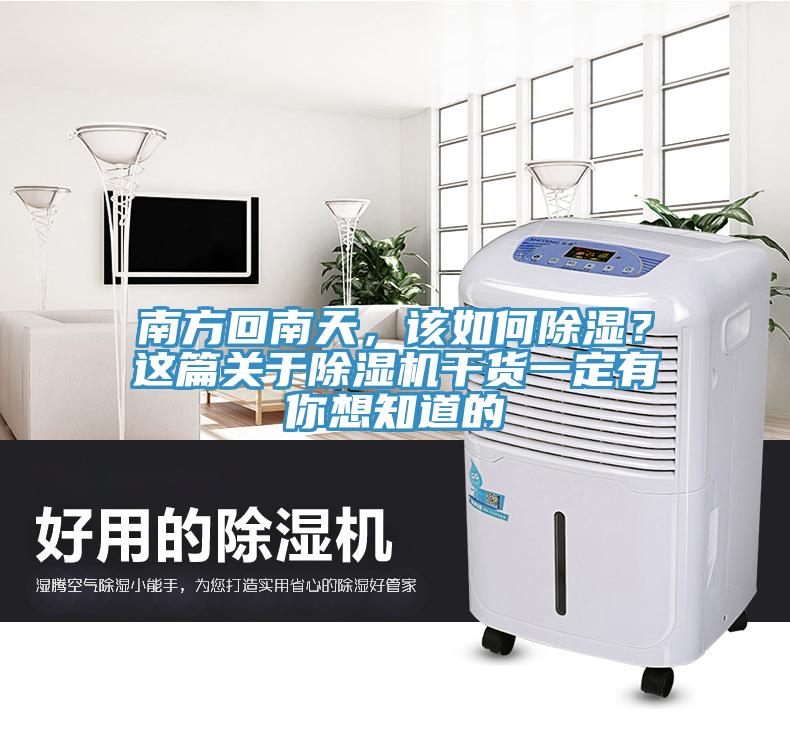南方回南天，该如何除湿？这篇关于除湿机干货一定有你想知道的