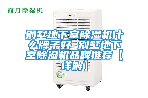 别墅地下室除湿机什么牌子好 别墅地下室除湿机品牌推荐【详解】