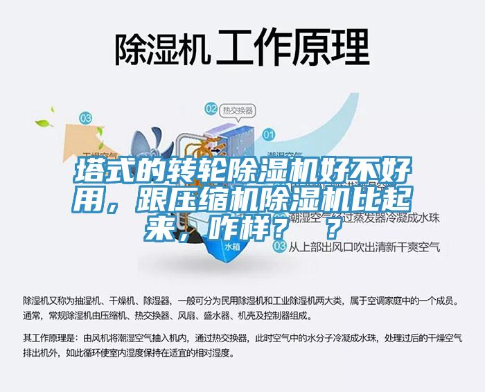 塔式的转轮除湿机好不好用，跟压缩机除湿机比起来，咋样？ ？