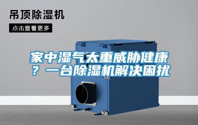 家中湿气太重威胁健康？一台除湿机解决困扰
